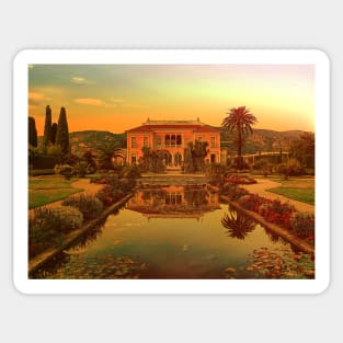 Villa Ephrussi de Rothschild, St-Jean-Cap-Ferrat, France Sticker